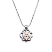 Paw Print Cage Pendant