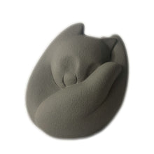 Heart in Hand Cat Sculpture