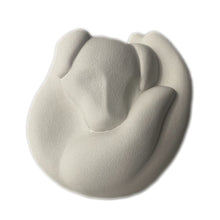 Heart in Hand Dog Sculpture