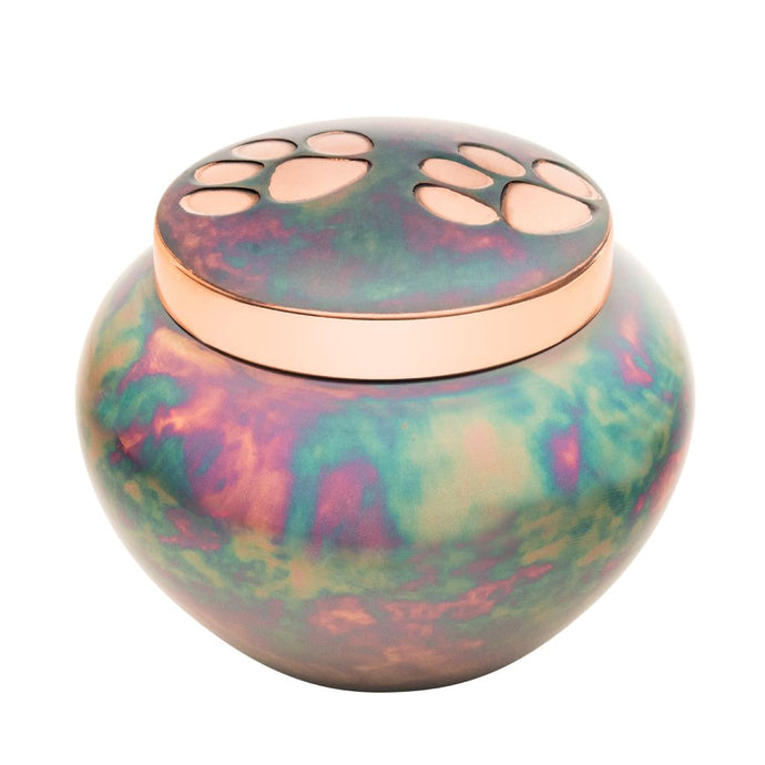 Odyssey Copper Raku Pet Urn